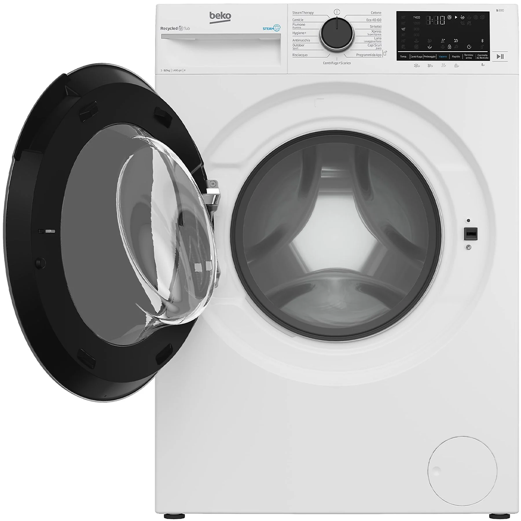BEKO BWT3124S LAVATRICE, Caricamento frontale, 12 kg, 60 cm, Classe A - immagine 2